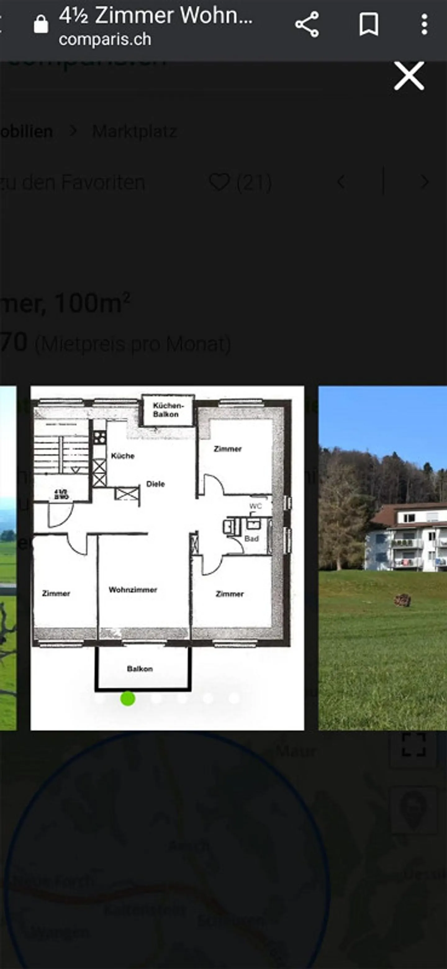 Modernes Apartment mit Balkonen - Foto 2 von 9