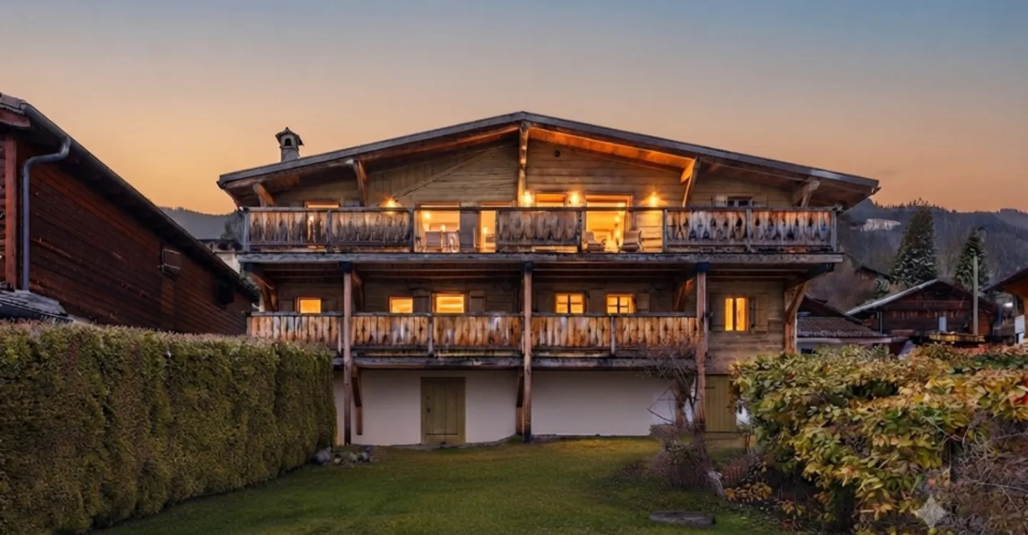 Mein Rückzugsort - Renoviertes Chalet mit Garten im Zentrum von Chesières - Foto 1 von 12