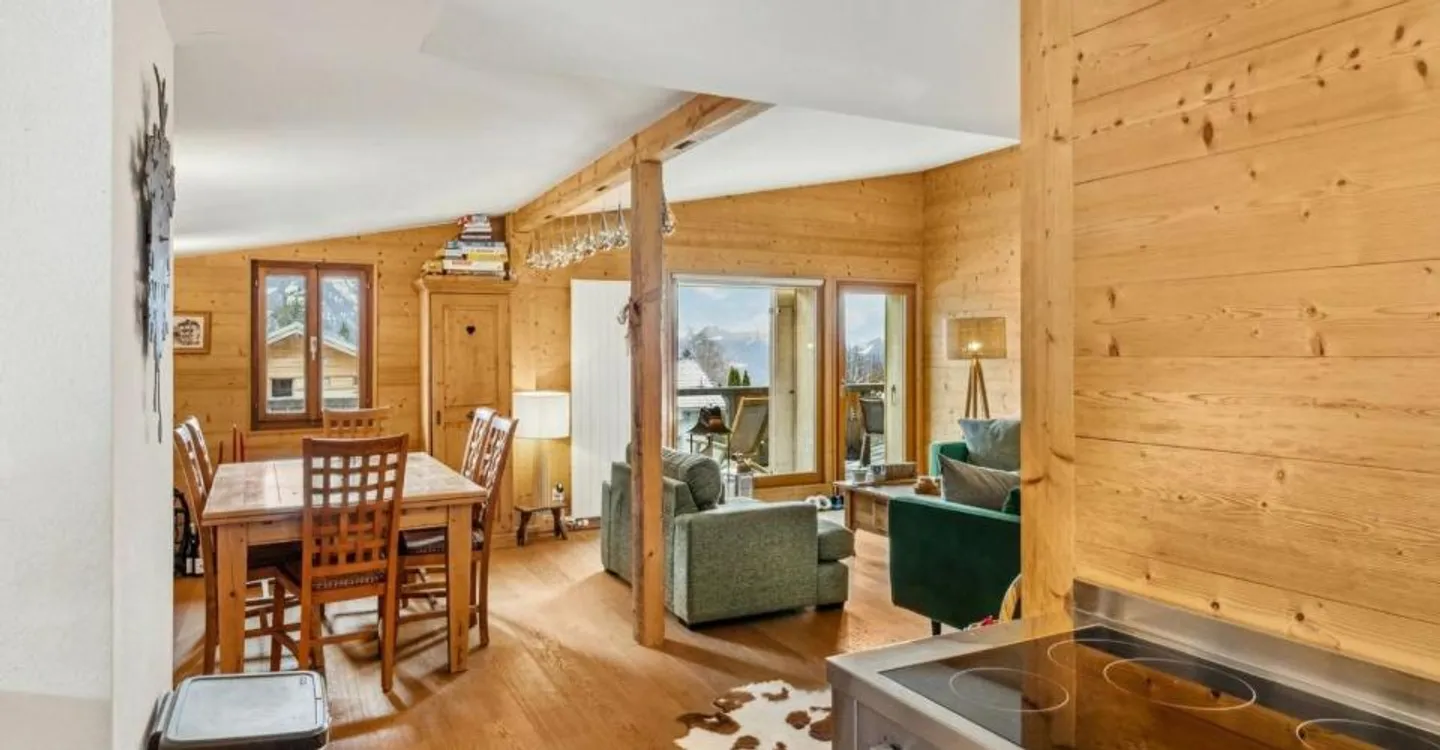 Mein Rückzugsort - Renoviertes Chalet mit Garten im Zentrum von Chesières - Foto 2 von 12