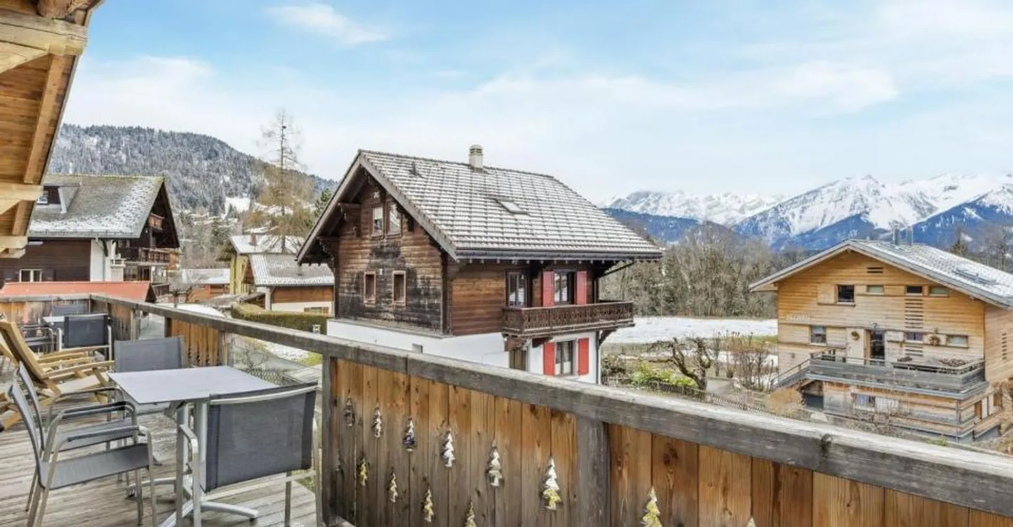 Mein Rückzugsort - Renoviertes Chalet mit Garten im Zentrum von Chesières - Foto 4 von 12