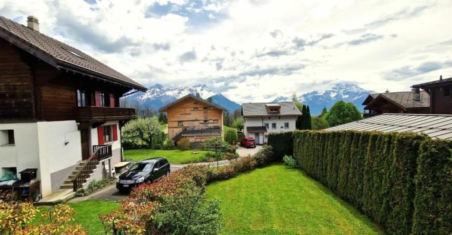 Mein Rückzugsort - Renoviertes Chalet mit Garten im Zentrum von Chesières - Foto 3 von 12