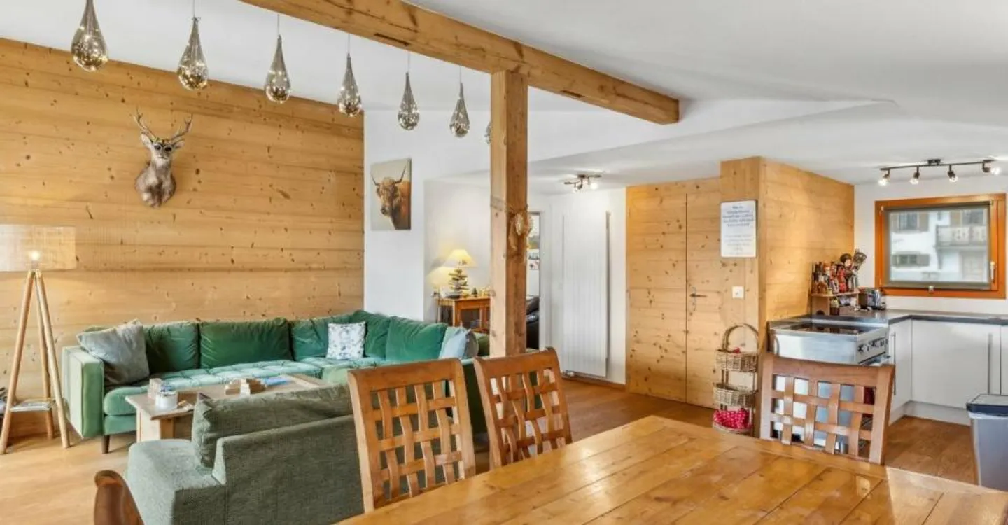 Mein Rückzugsort - Renoviertes Chalet mit Garten im Zentrum von Chesières - Foto 6 von 12