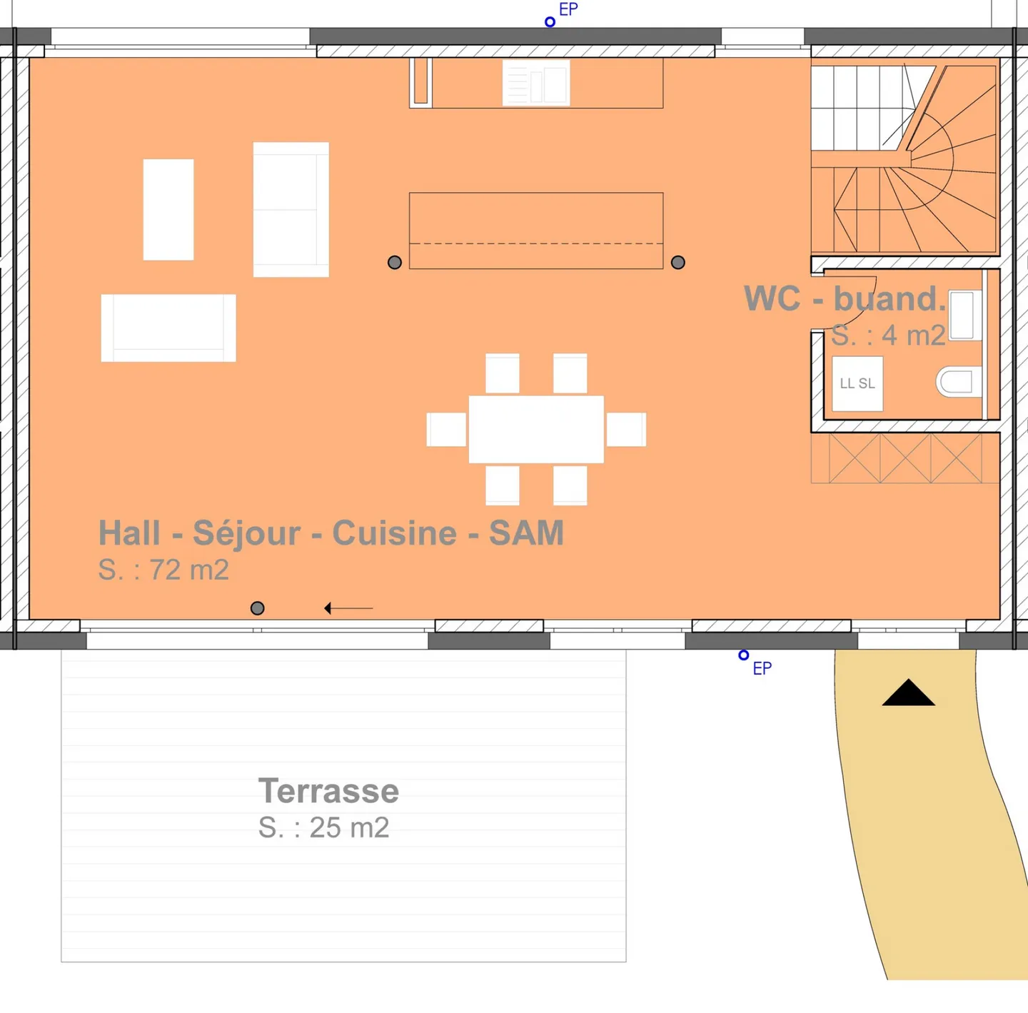 Villa with 4.5 rooms and basement - Photo 9 of 10