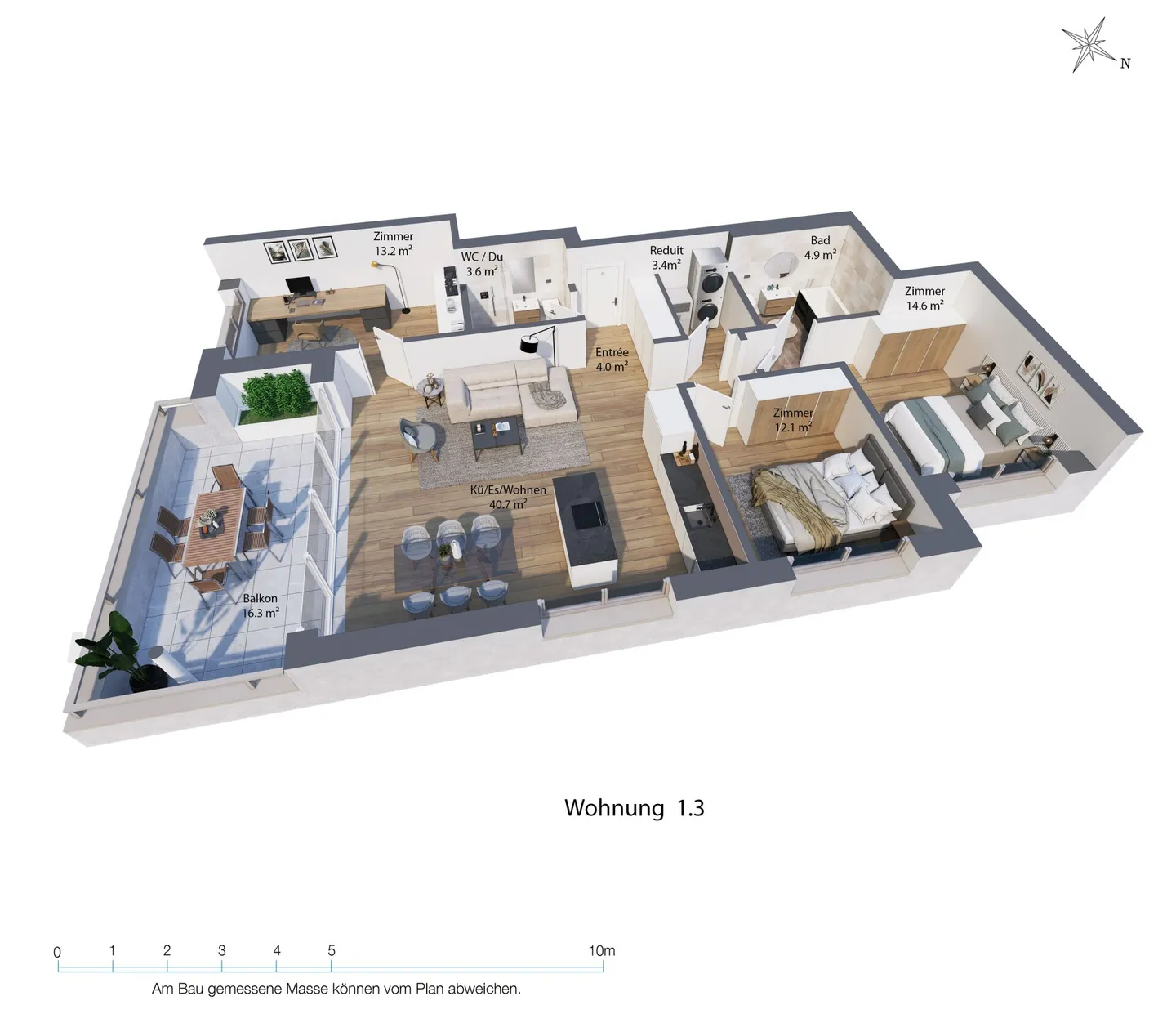 Appartamento 4.5 stanze B 1.3 - Foto 13 di 13