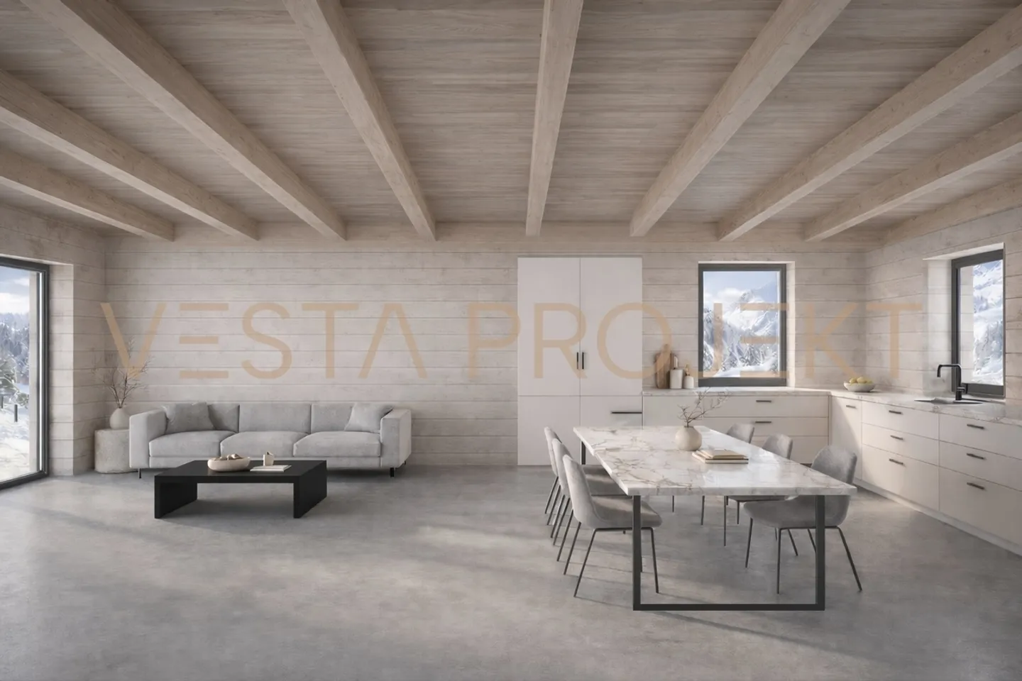 Progetto eccezionale 3 complesso di chalet - Foto 2 di 10