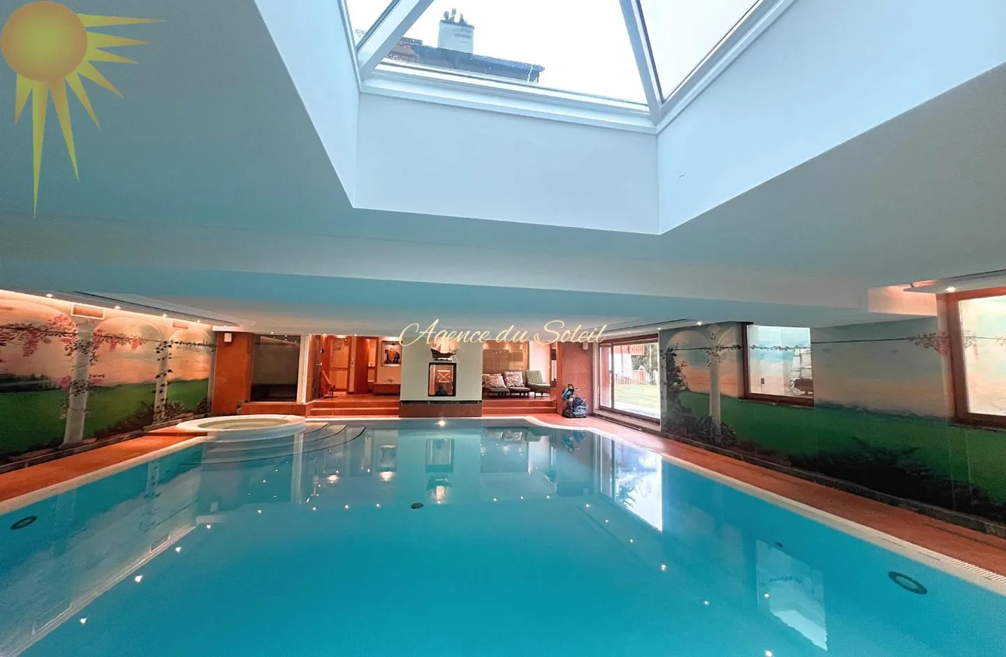 Ski-in / Ski-out? Außergewöhnliche 4,5-Zimmer-Wohnung mit privatem Pool im Herzen von Crans! - Foto 6 von 13