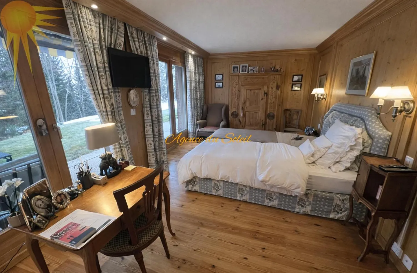 Ski-in / Ski-out? Außergewöhnliche 4,5-Zimmer-Wohnung mit privatem Pool im Herzen von Crans! - Foto 12 von 13