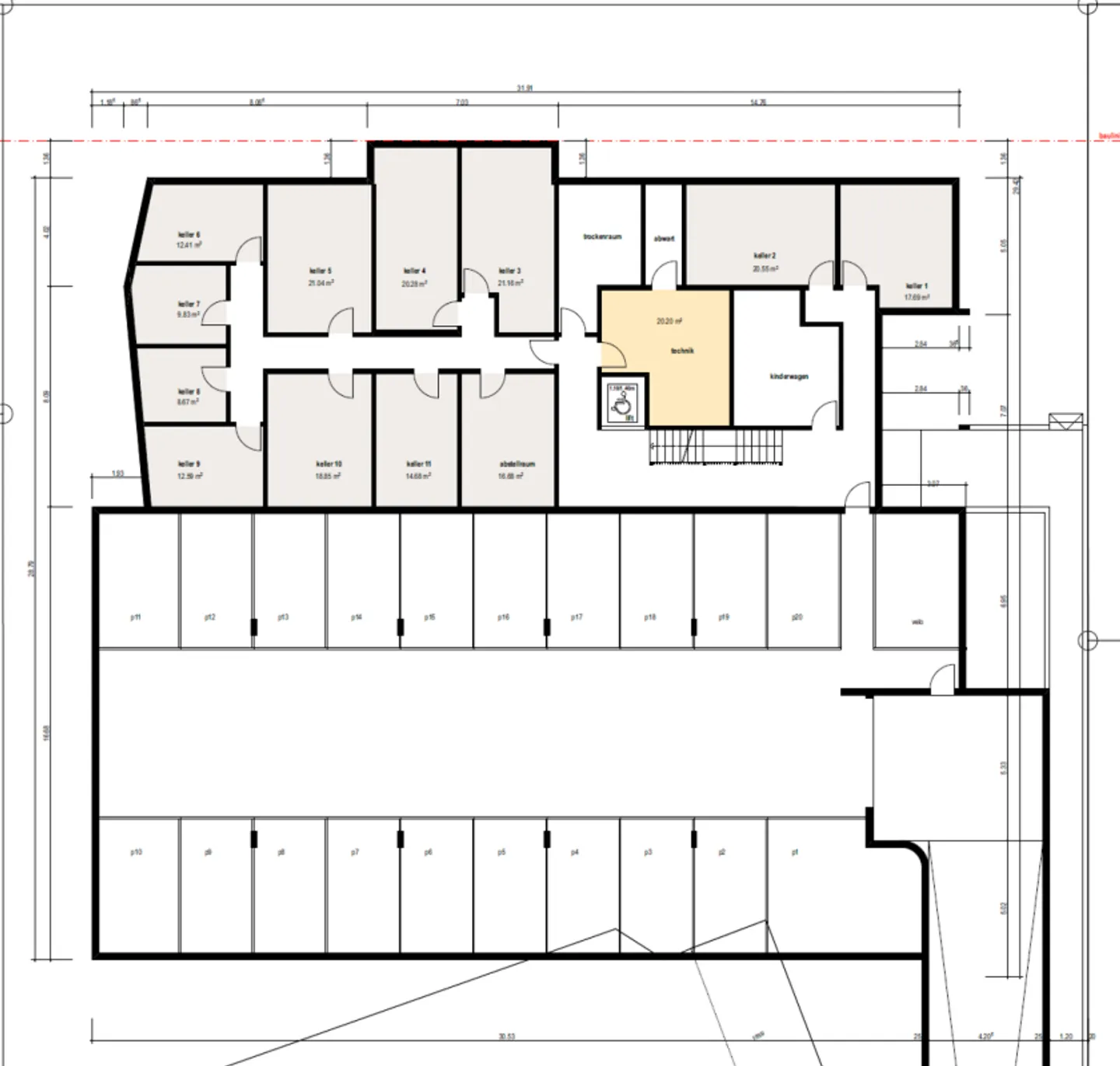 Luxuriöse, sehr grosse 5.5-Zimmer-Attikawohnung in Visp - Photo 44 sur 48