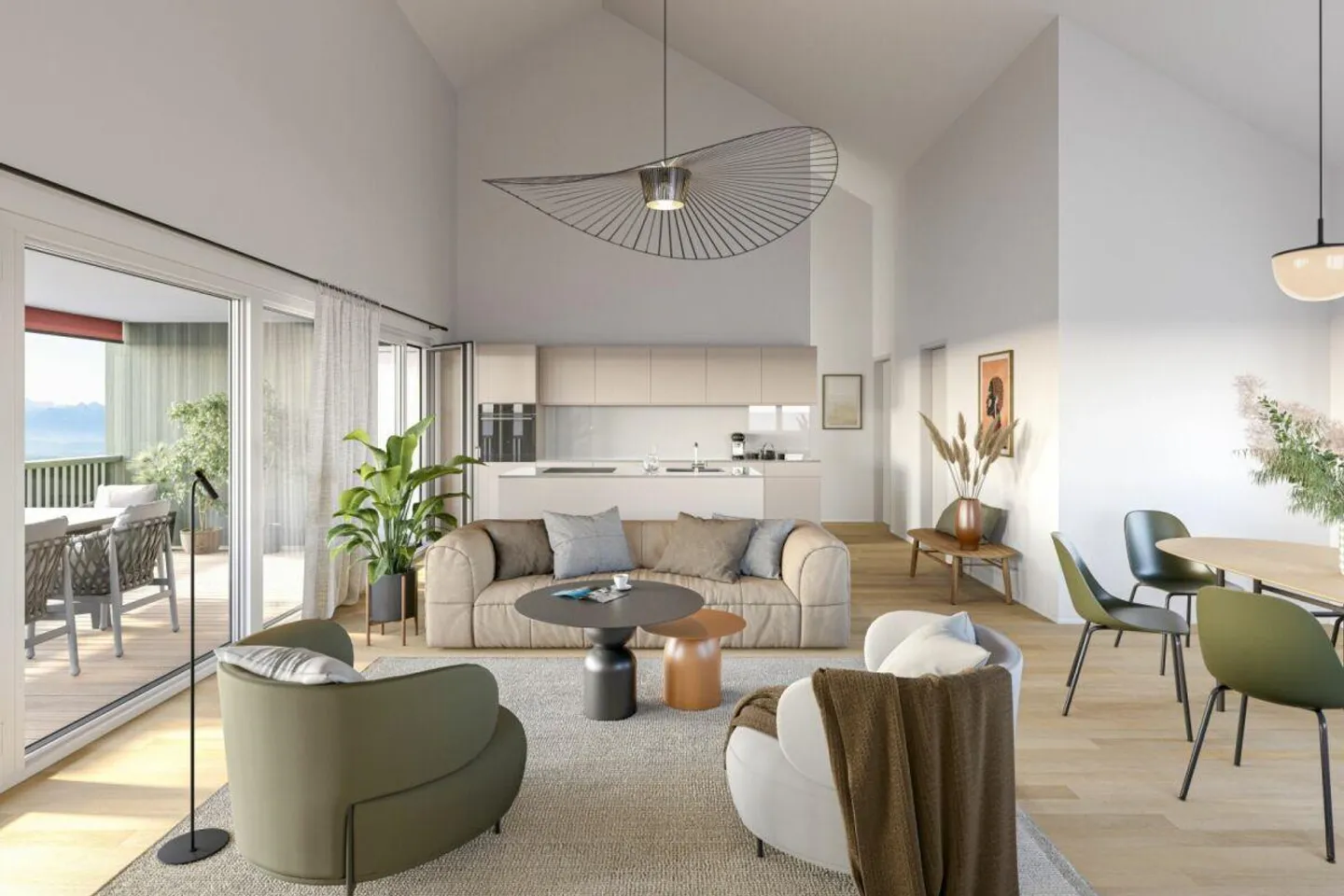 Airy Penthouse with 4 Meter Room Height - Photo 4 of 8