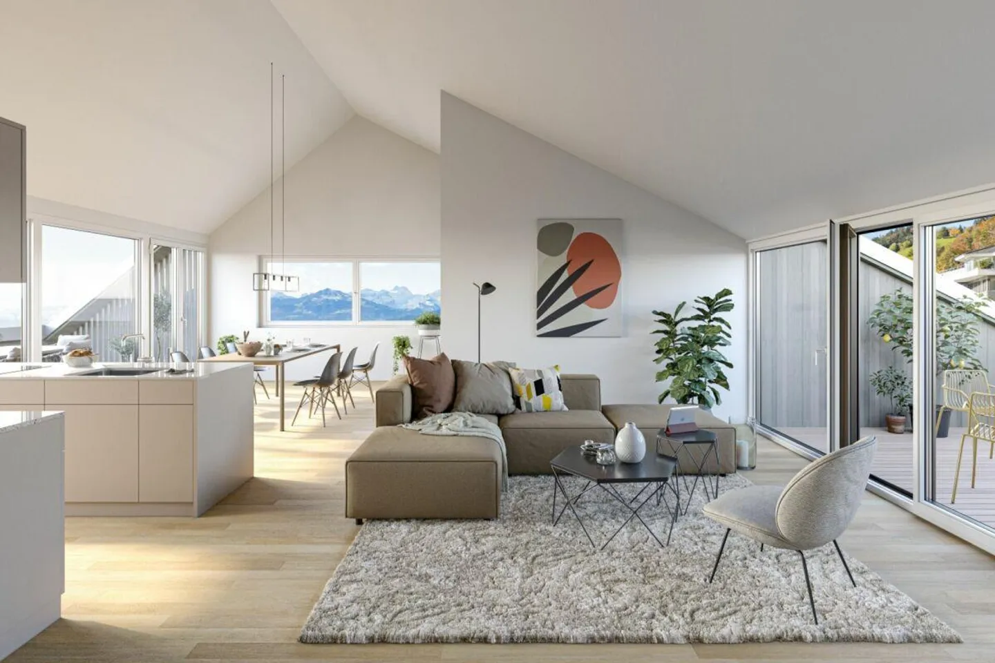 Airy Penthouse with 4 Meter Room Height - Photo 3 of 8