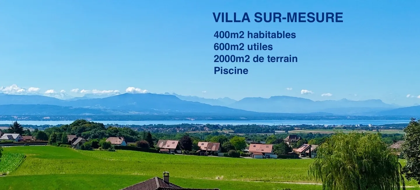 Villa personnalisable avec vue sur le lac - Photo 1 sur 2