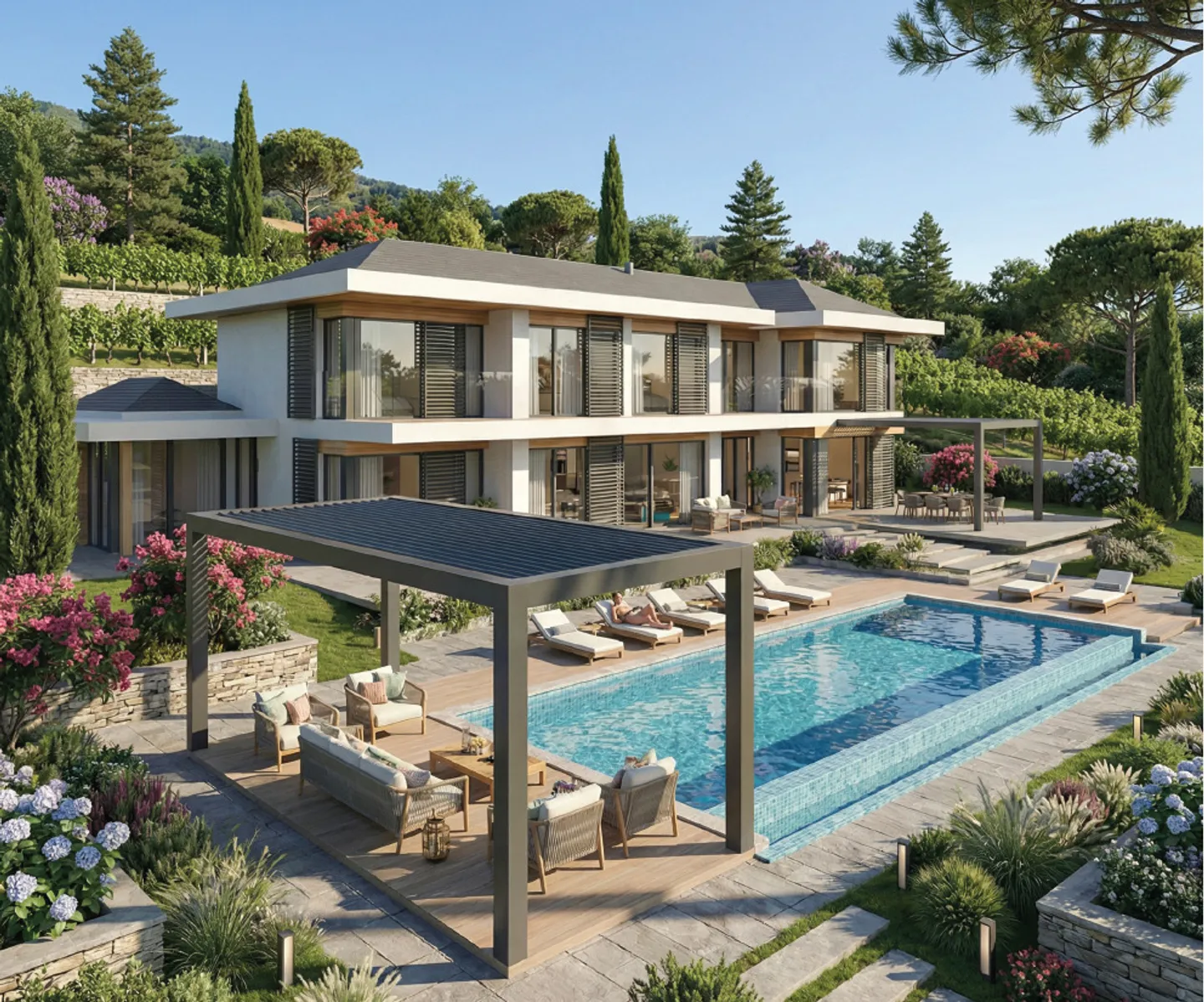 Villa personnalisable avec vue sur le lac - Photo 2 sur 2