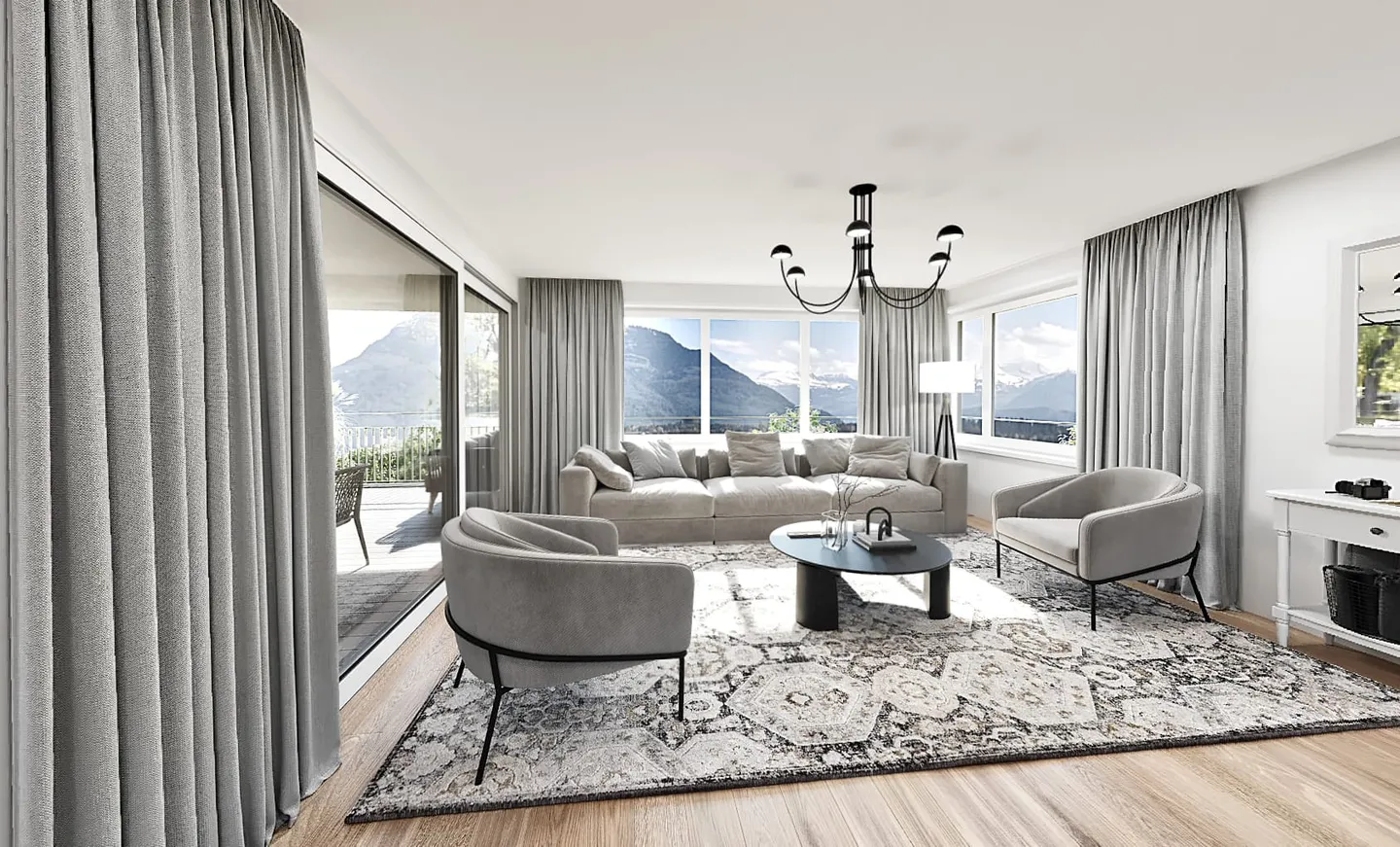 Vie exclusive avec vue - Votre nouveau chez-vous à Udligenswil - Photo 5 sur 13