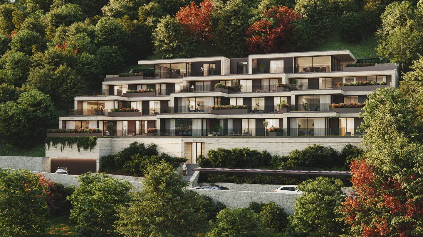 Appartement 4.5 pièces – Avec jardin ou terrasse et vue sur le lac | Résidence Foresta, Lugano - Photo 12 sur 13