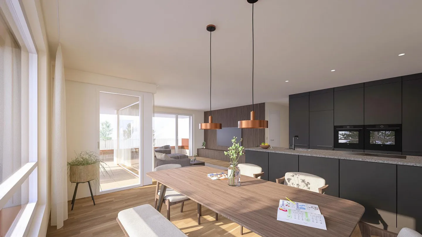 Appartement moderne de 3,5 pièces avec grand balcon - Photo 11 sur 11