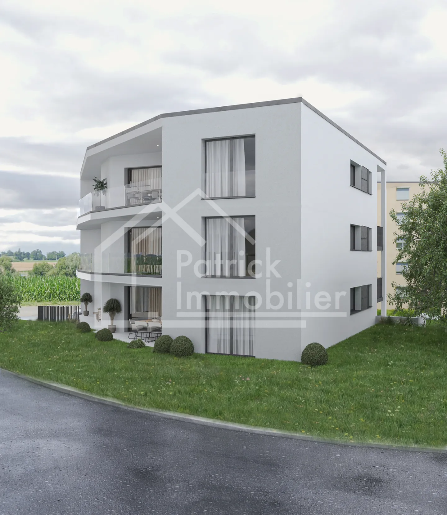 4.5 pièces neuf avec balcon de 32 m² à Courtepin - Foto 2 di 13
