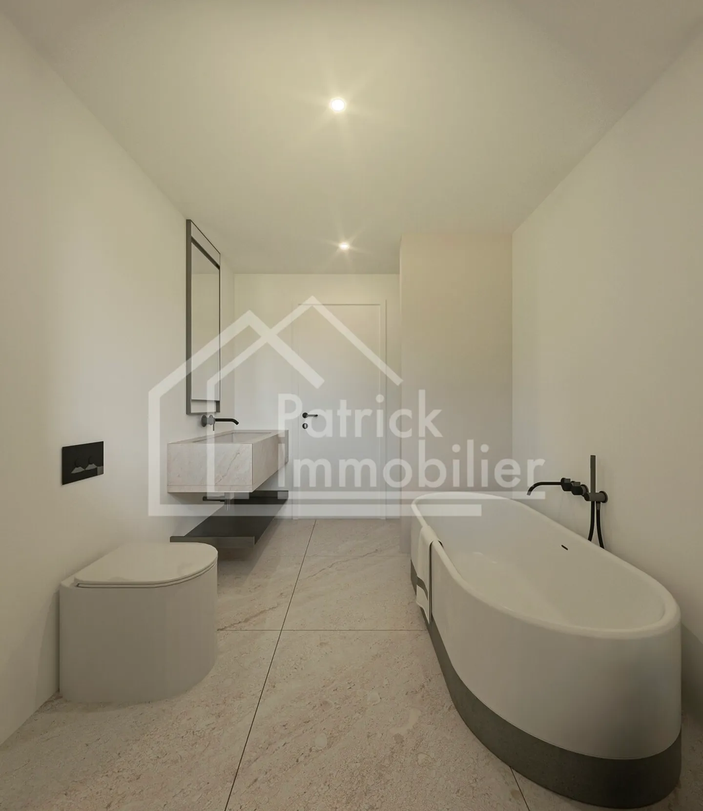 4.5 pièces neuf avec balcon de 32 m² à Courtepin - Foto 4 di 13