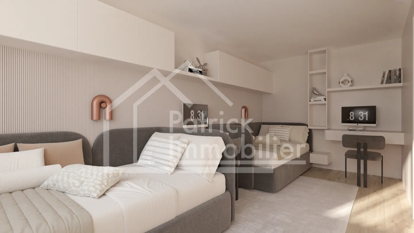 4.5 pièces neuf avec balcon de 32 m² à Courtepin - Foto 12 di 13