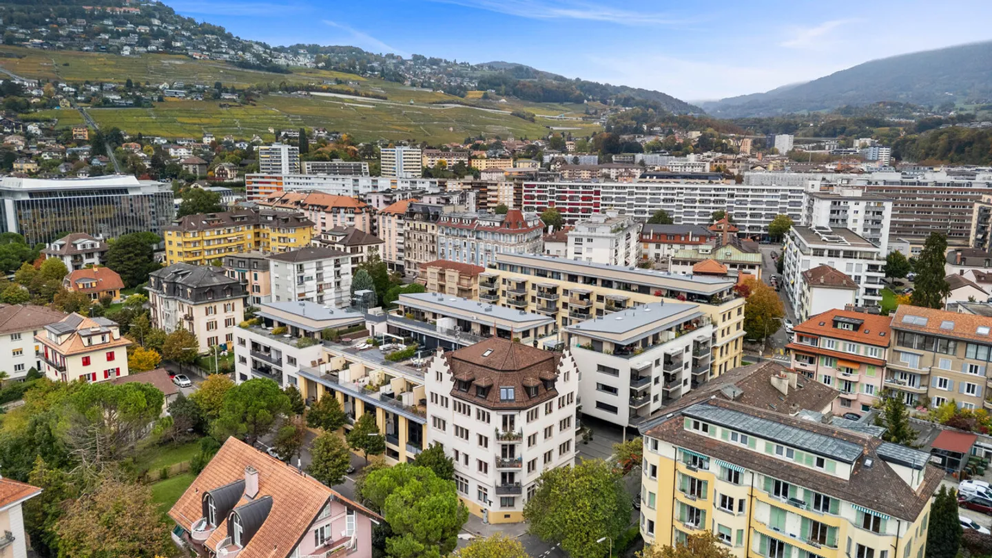 Duplex 4.5 rooms with terraces, center of Vevey - Photo 14 of 16