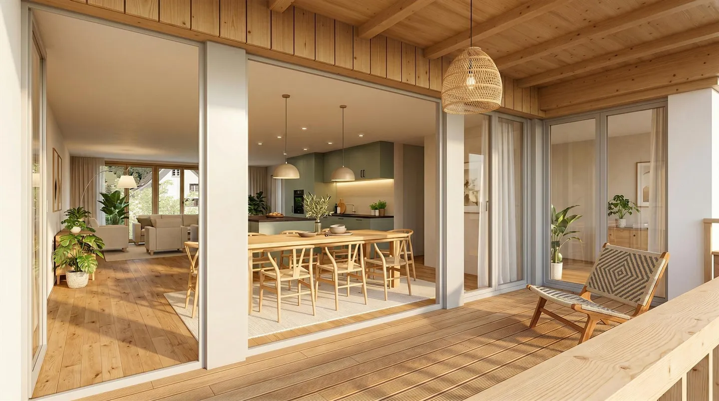 Moderne Familienwohnung mit Garten - Foto 1 von 2