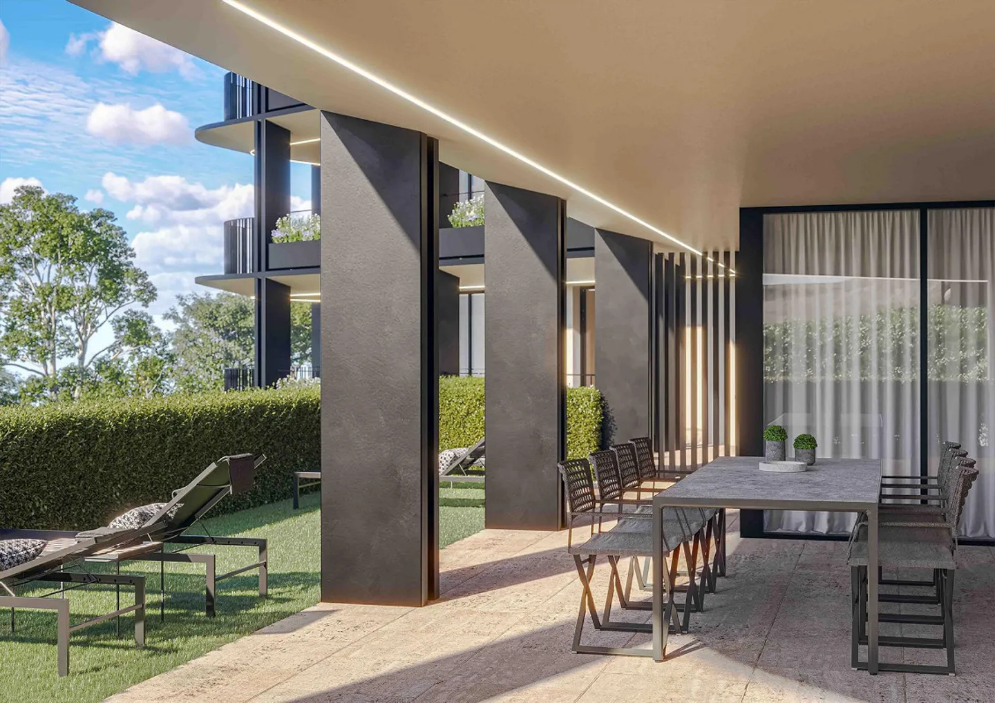 Modern 4.5 rooms with terrace in Lugano Pregassona - Photo 4 of 6