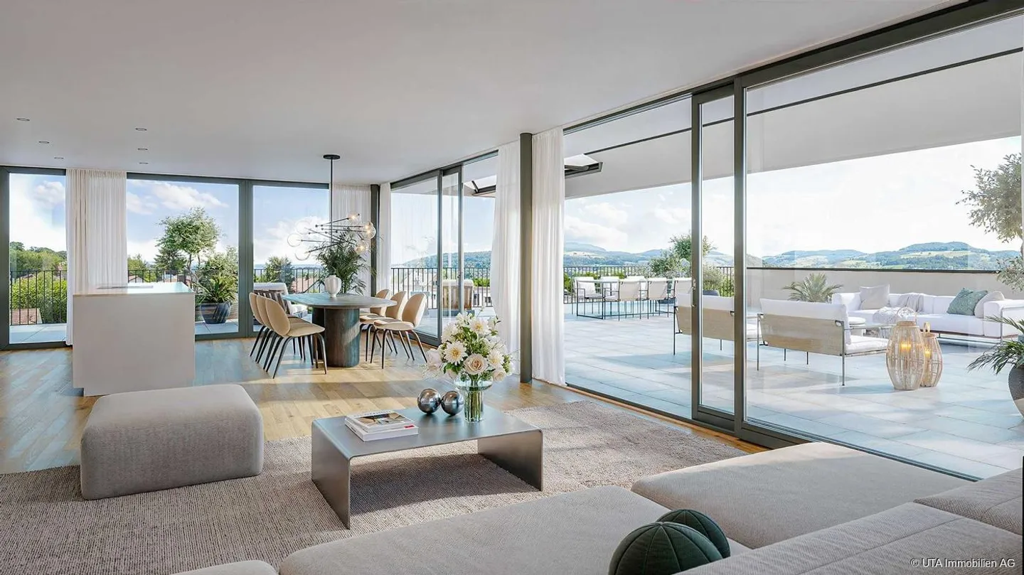 Attikawohnung umgeben von grüner Umgebung und doch zentral - Foto 1 di 7