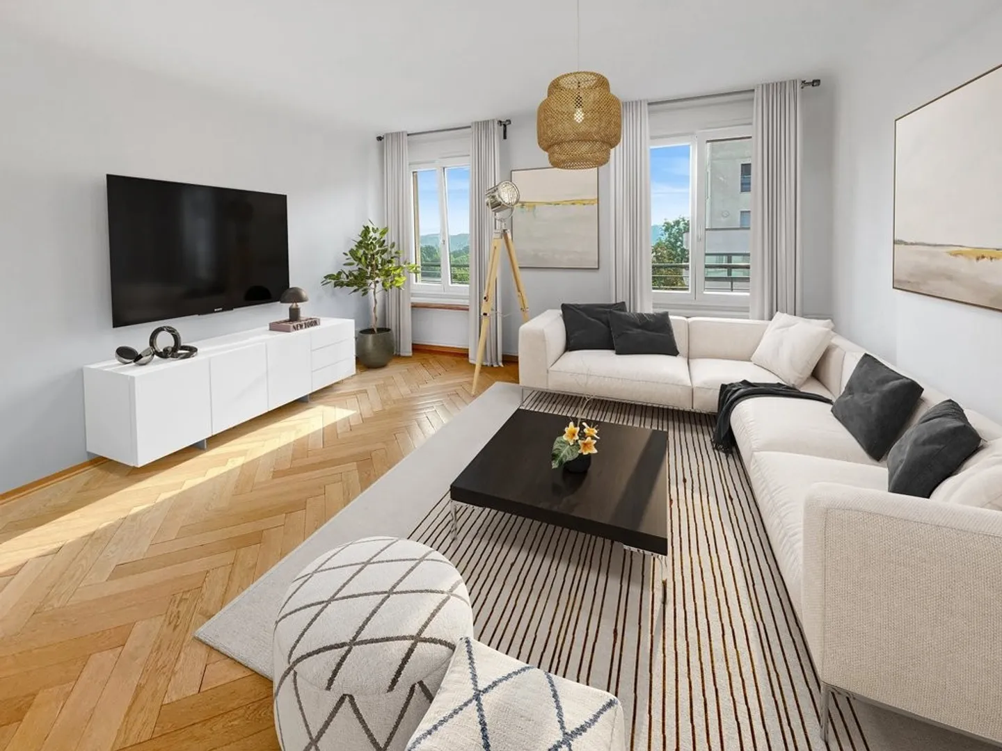 Appartement spacieux de 5,5 pièces au cœur de la ville ! - Photo 1 sur 7