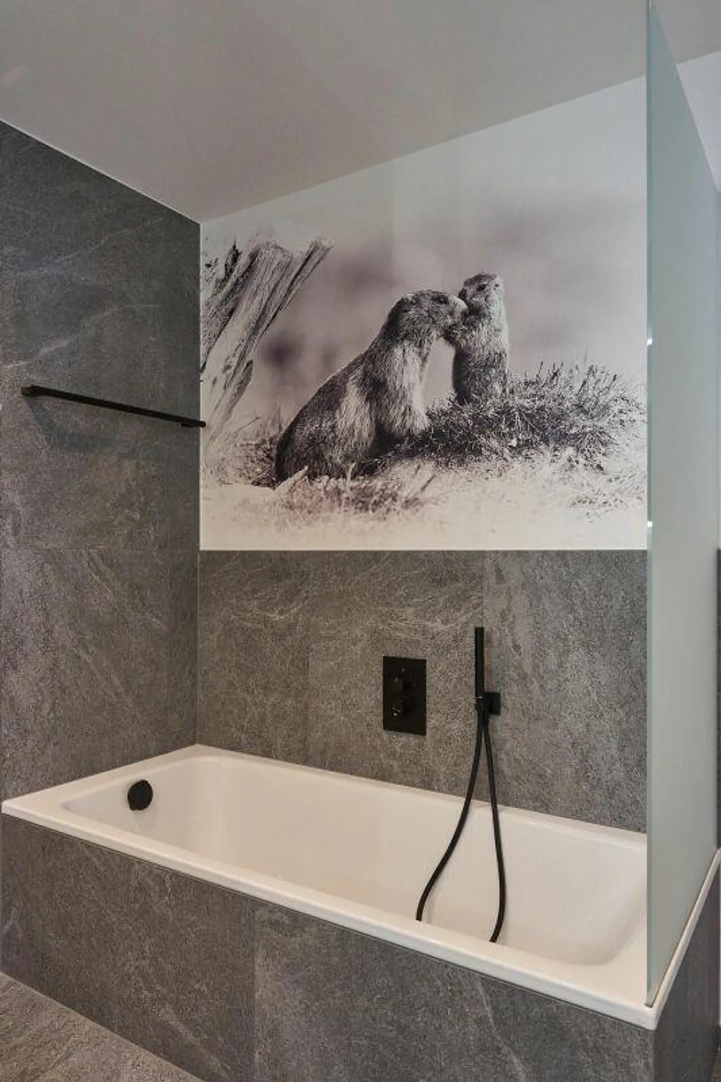 Appartamento 3 1/2 camere di alta qualità ristrutturato nel chic alpino con vista panoramica - Foto 12 di 13