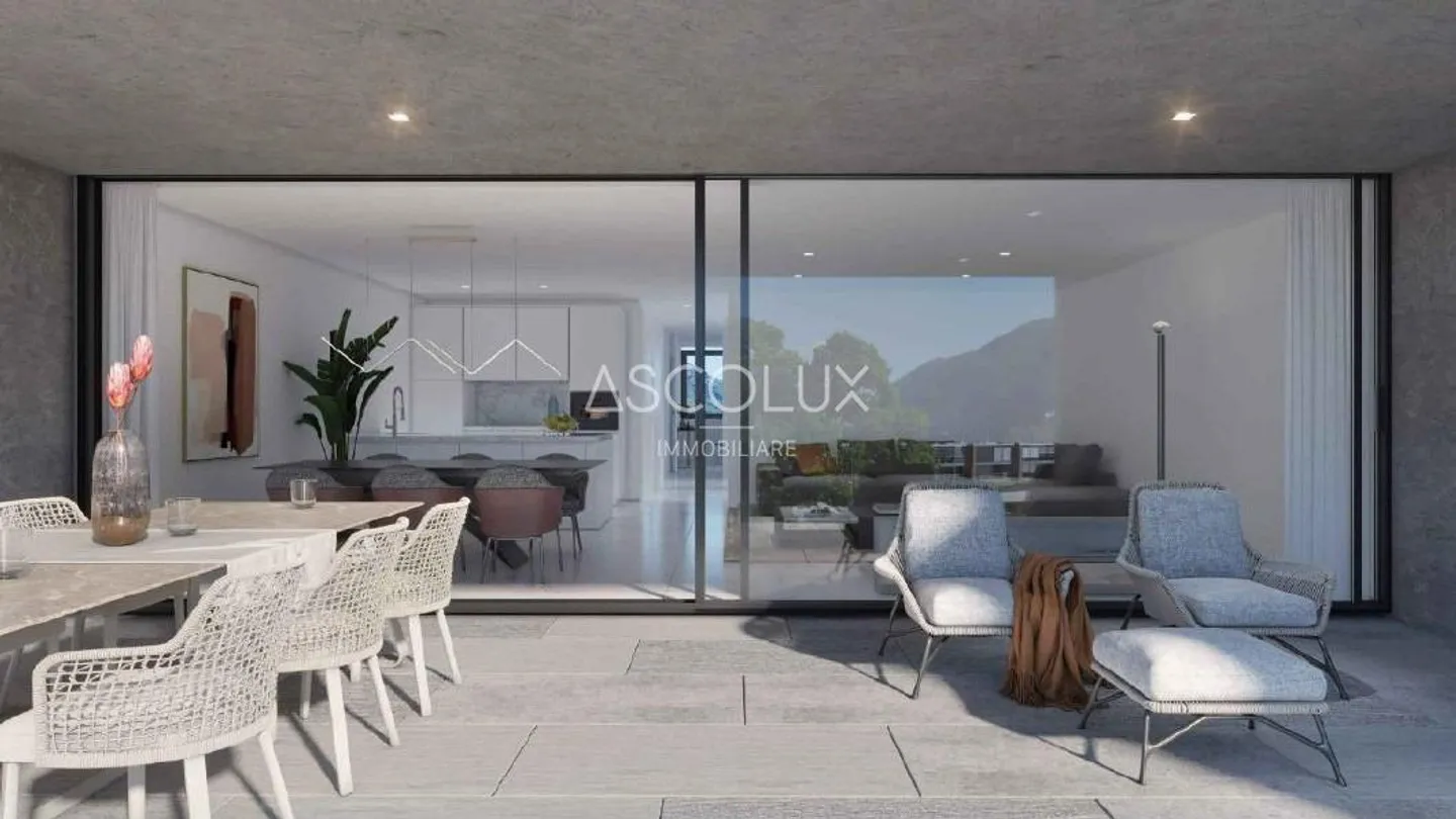 Stile e Spazio: 3.5 Locali con Terrazza Coperta di Grandi Dimension... - Photo 5 sur 10