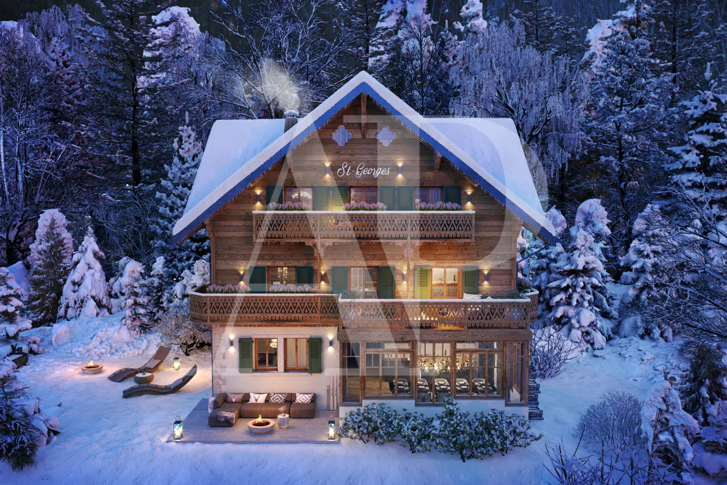 Duplex lussuoso sotto il tetto su piano a Champéry - Foto 1 di 13