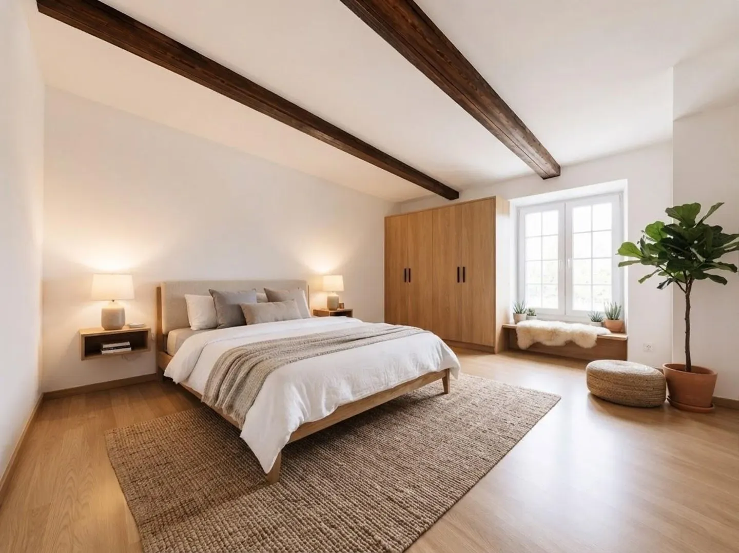 DUPLEX DI 2.5 STANZE CON TRAVI A VISTA NEL CUORE DELLA VECCHIA CITTÀ DI BIEL - Foto 2 di 4
