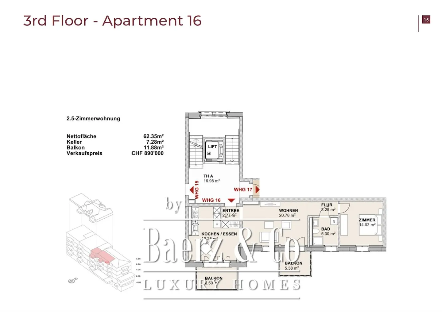 Condo for sale, Zurychu (Sachseln, Switzerland) - Photo 10 of 10
