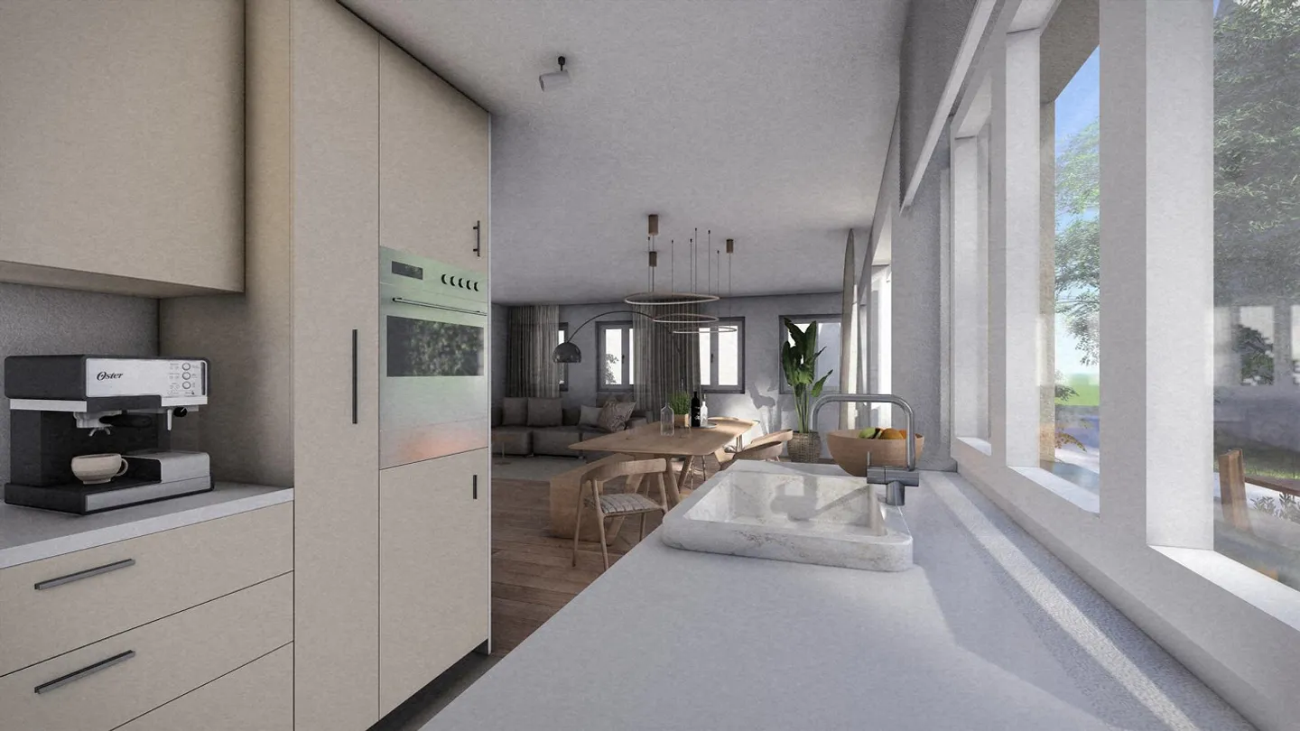 Casa bifamiliare adatta alle famiglie, Casa A e B - Foto 4 di 4