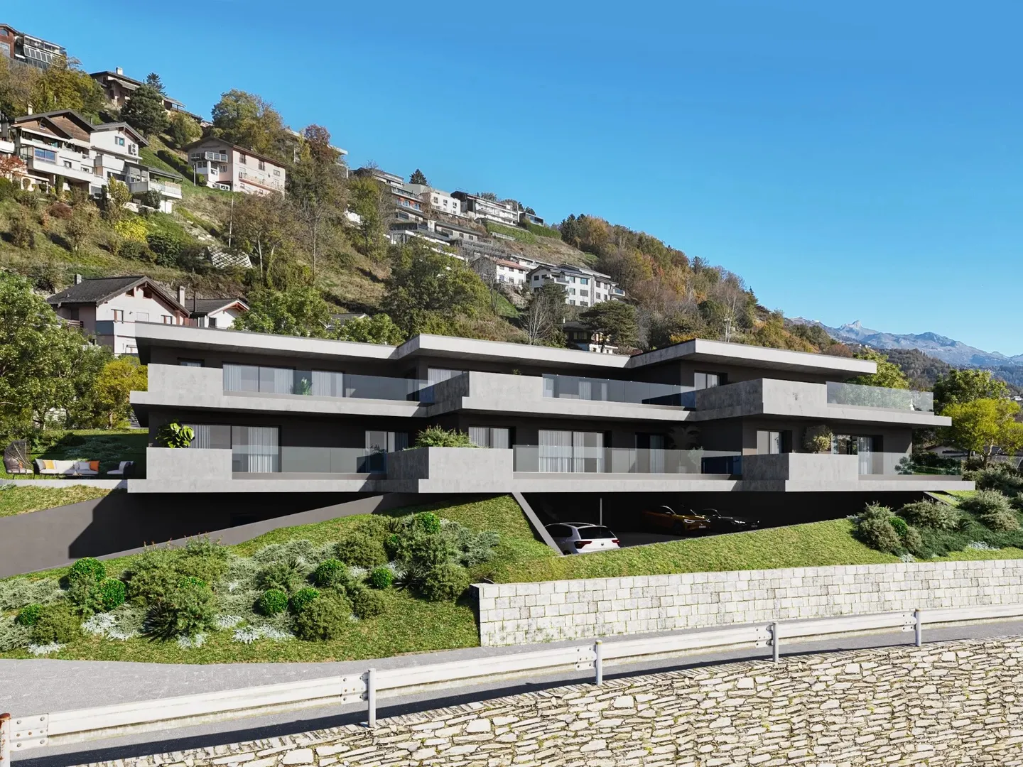 Appartement moderne avec vue alpine - Photo 10 sur 13