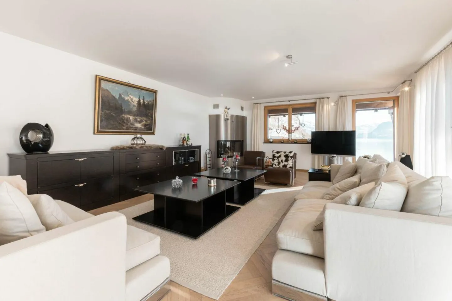 Beautiful 4.5-room apartment with boat space and lake view, chalet ... - Photo 17 of 30
