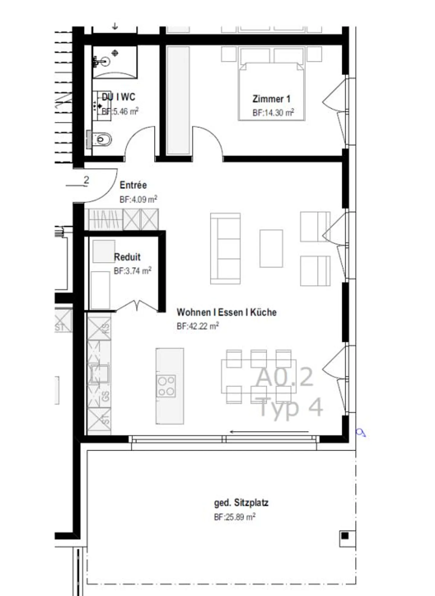 Beautiful new 2½-room apartment - Photo 14 of 14
