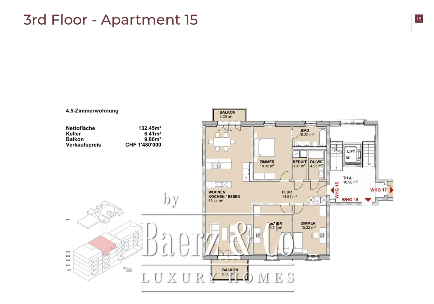 Condo for sale, Zurychu (Sachseln, Switzerland) - Photo 10 of 10