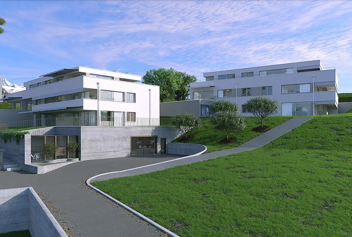 Progetto di costruzione unico con vista alpina a Brig - 9 unità residenziali esclusive - Foto 1 di 21