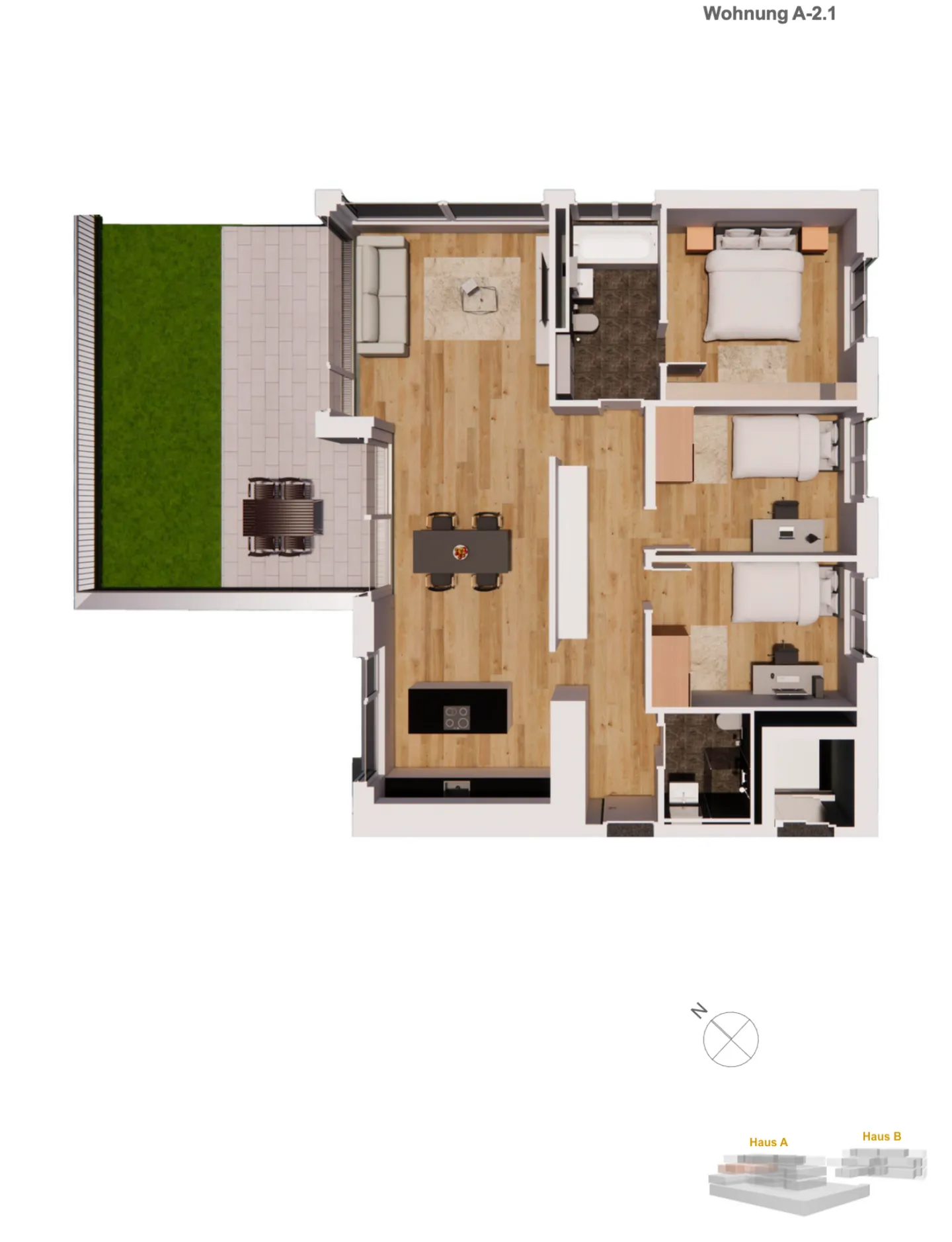 Progetto di costruzione unico con vista alpina a Brig - 9 unità residenziali esclusive - Foto 8 di 21