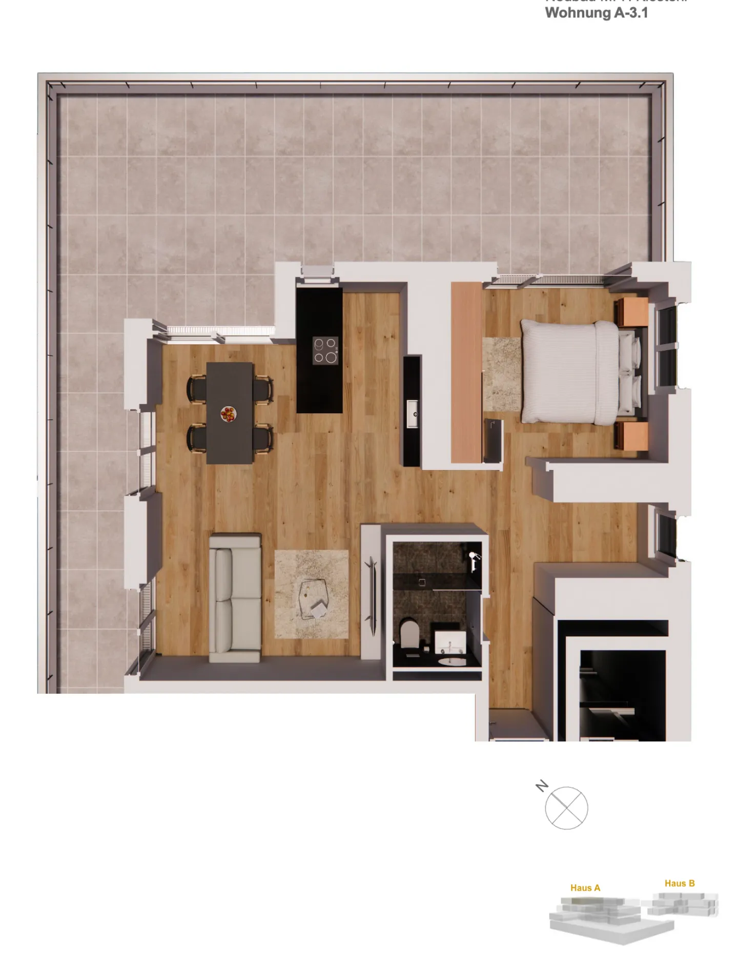 Progetto di costruzione unico con vista alpina a Brig - 9 unità residenziali esclusive - Foto 10 di 21