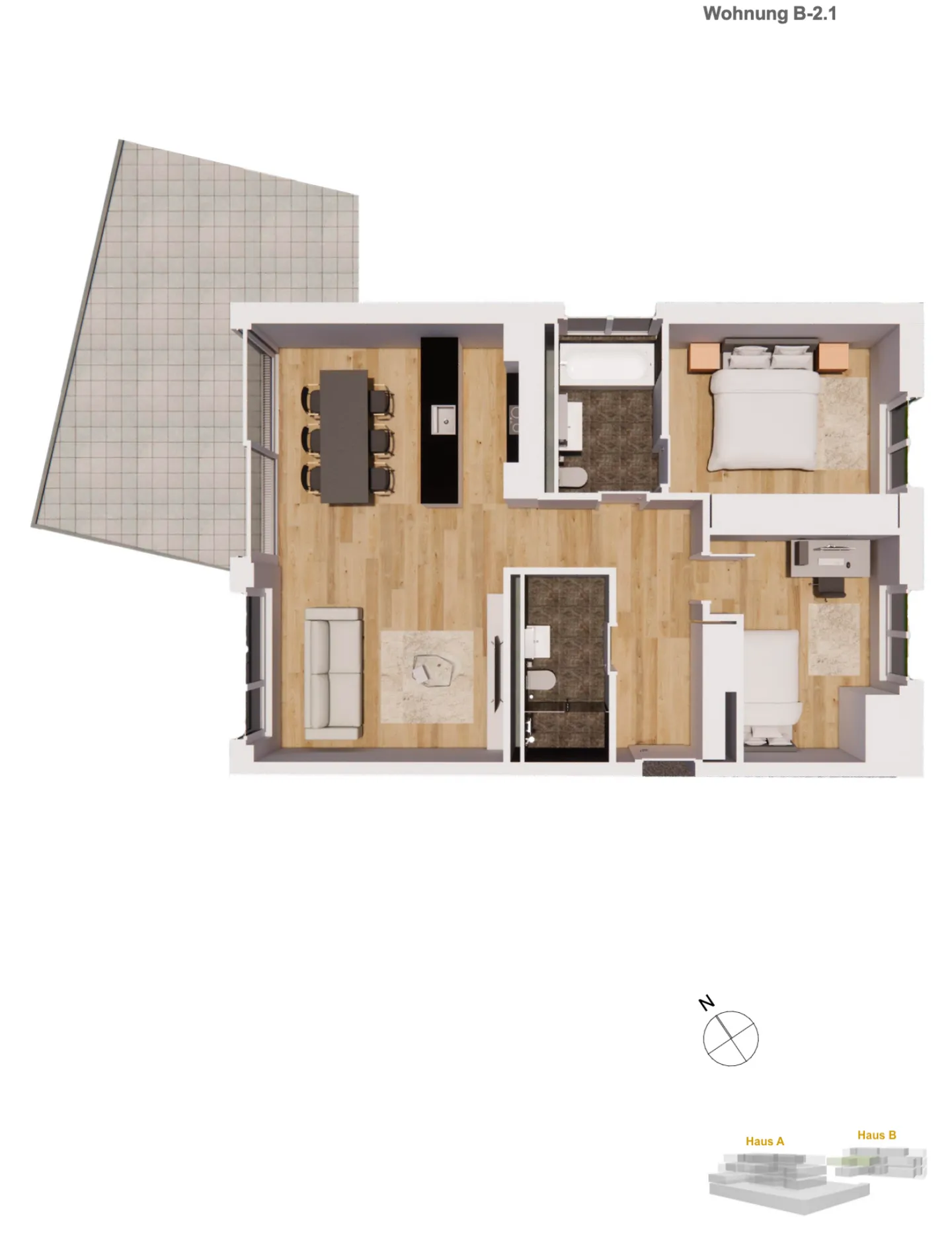 Progetto di costruzione unico con vista alpina a Brig - 9 unità residenziali esclusive - Foto 13 di 21