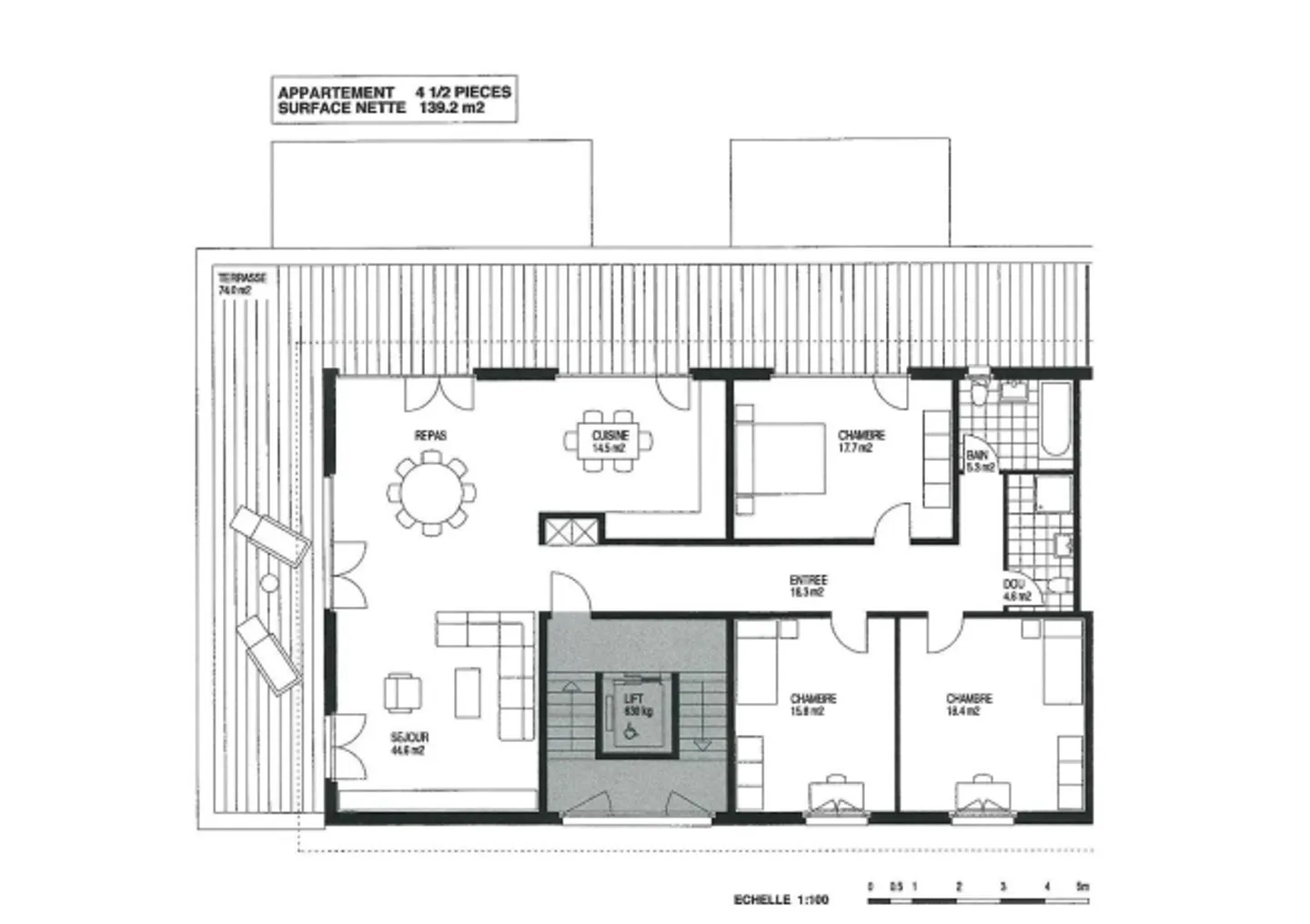 Superbe appartement de 4.5 pièces attique - Photo 12 sur 13