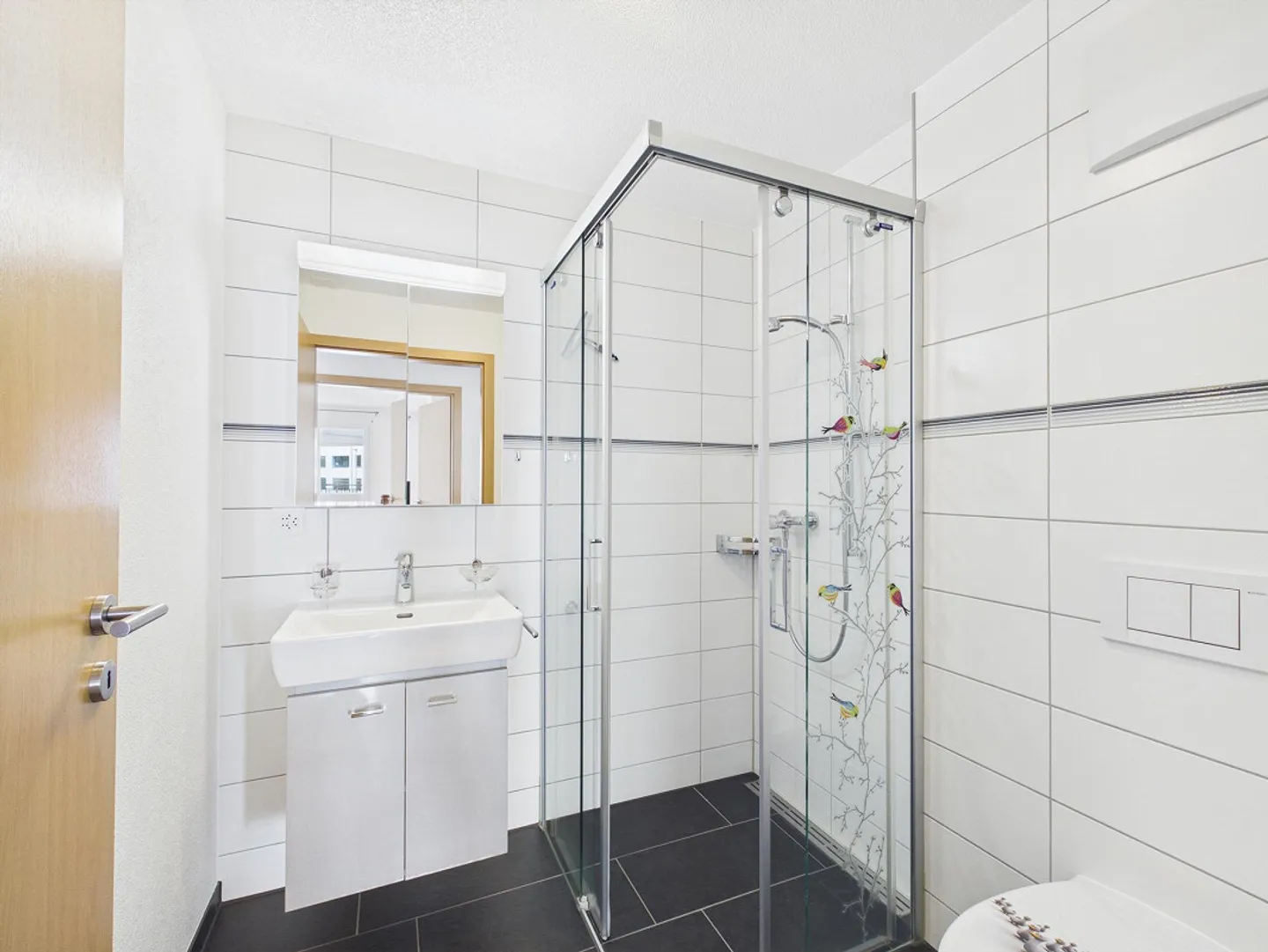 Vivere elegante con loggia in un quartiere popolare a Visp - Foto 8 di 11