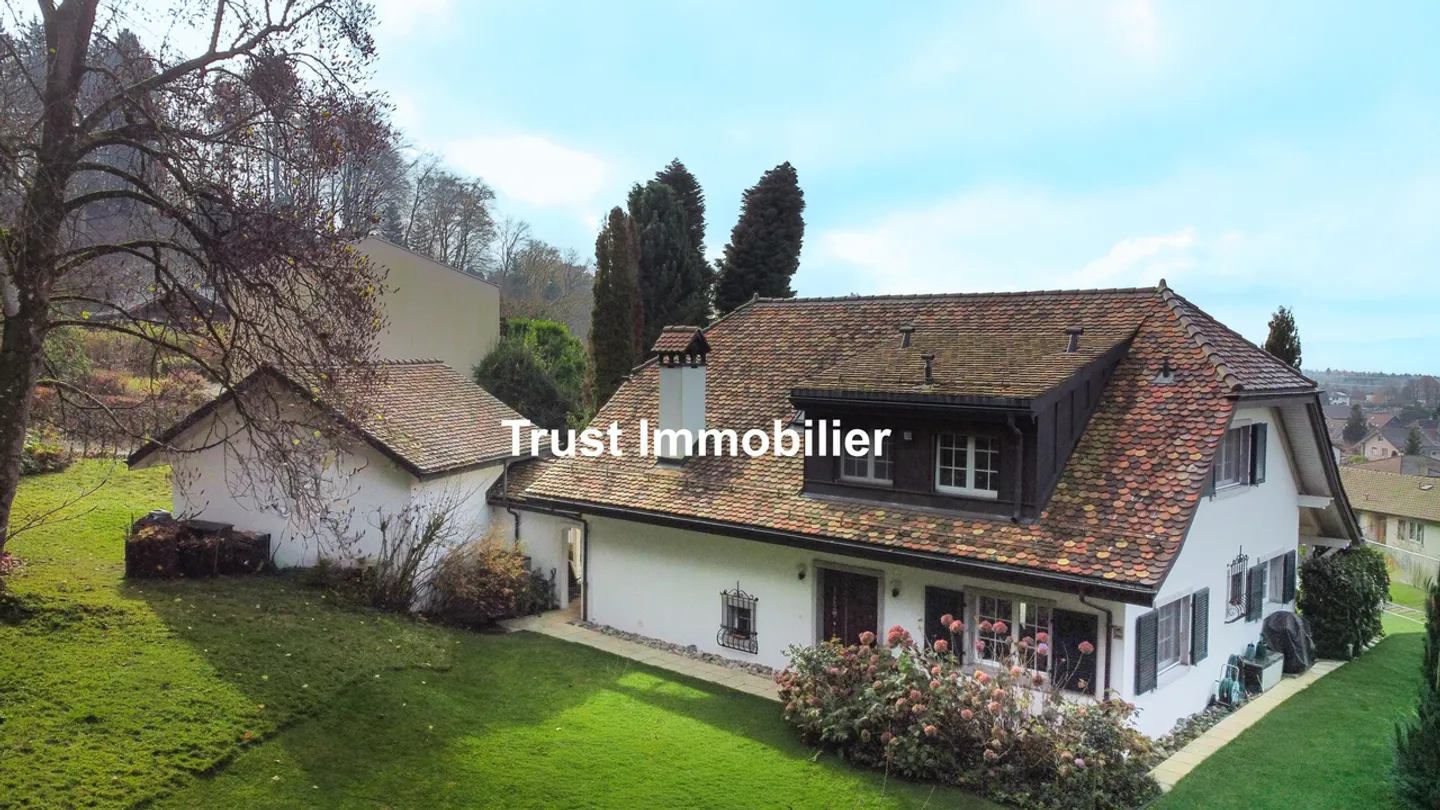 6036.B Einfamilienhaus mit Panoramablick auf den Jura in Cugy - Foto 19 von 24