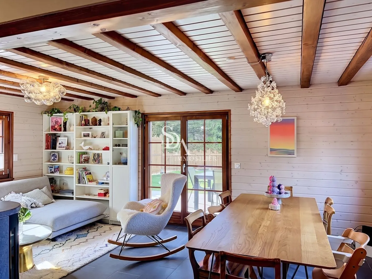 Rare and magnificent! Family chalet for rent in the heart of 'Paccots' - Photo 7 of 12