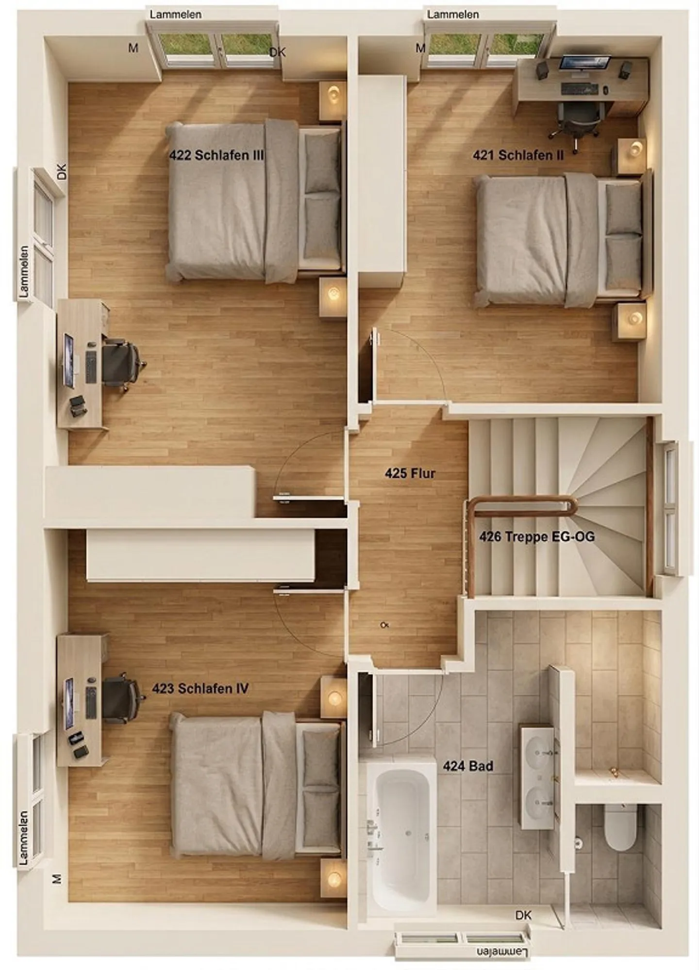 «REBHALDA» maisons modernes avec beaucoup d'espace pour vivre - Photo 4 sur 5