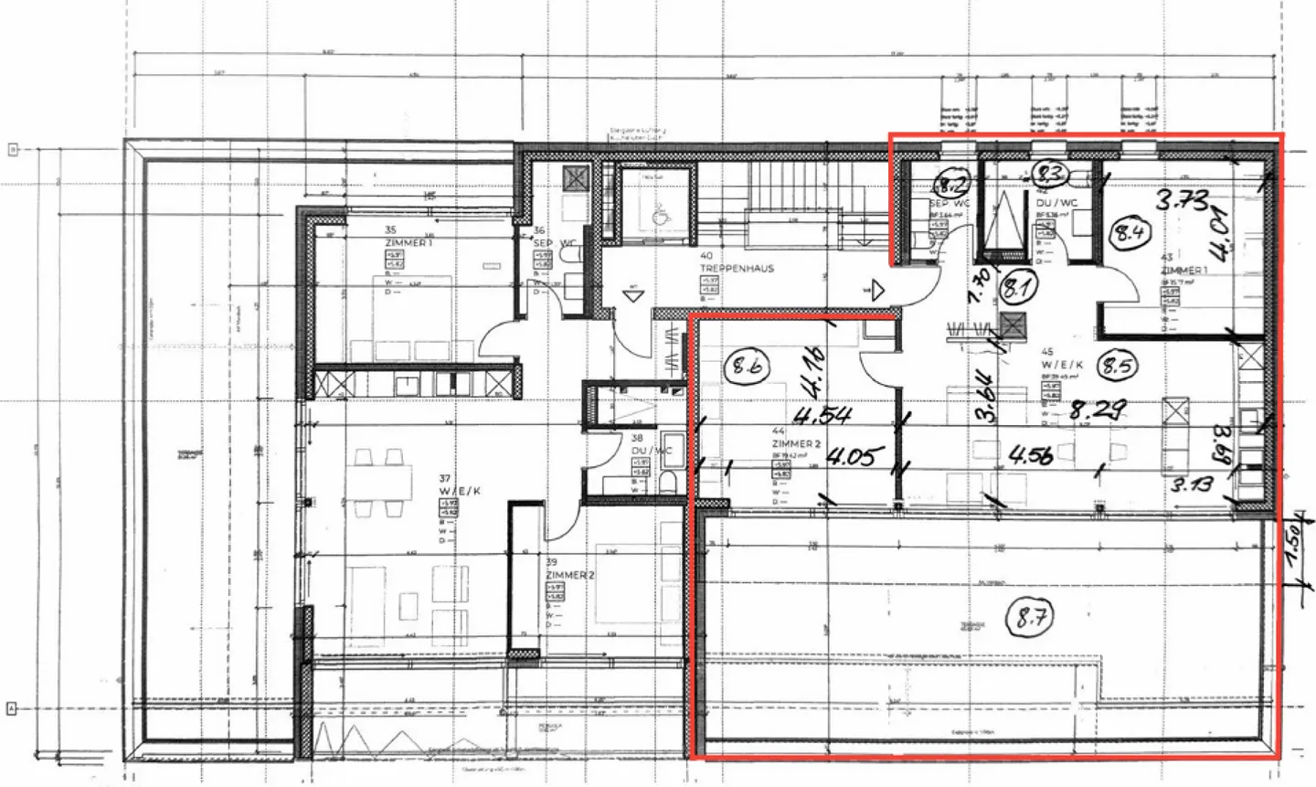 Appartamento attico esclusivo e moderno di 3,5 locali con grande terrazza e lavatrice - Foto 13 di 14