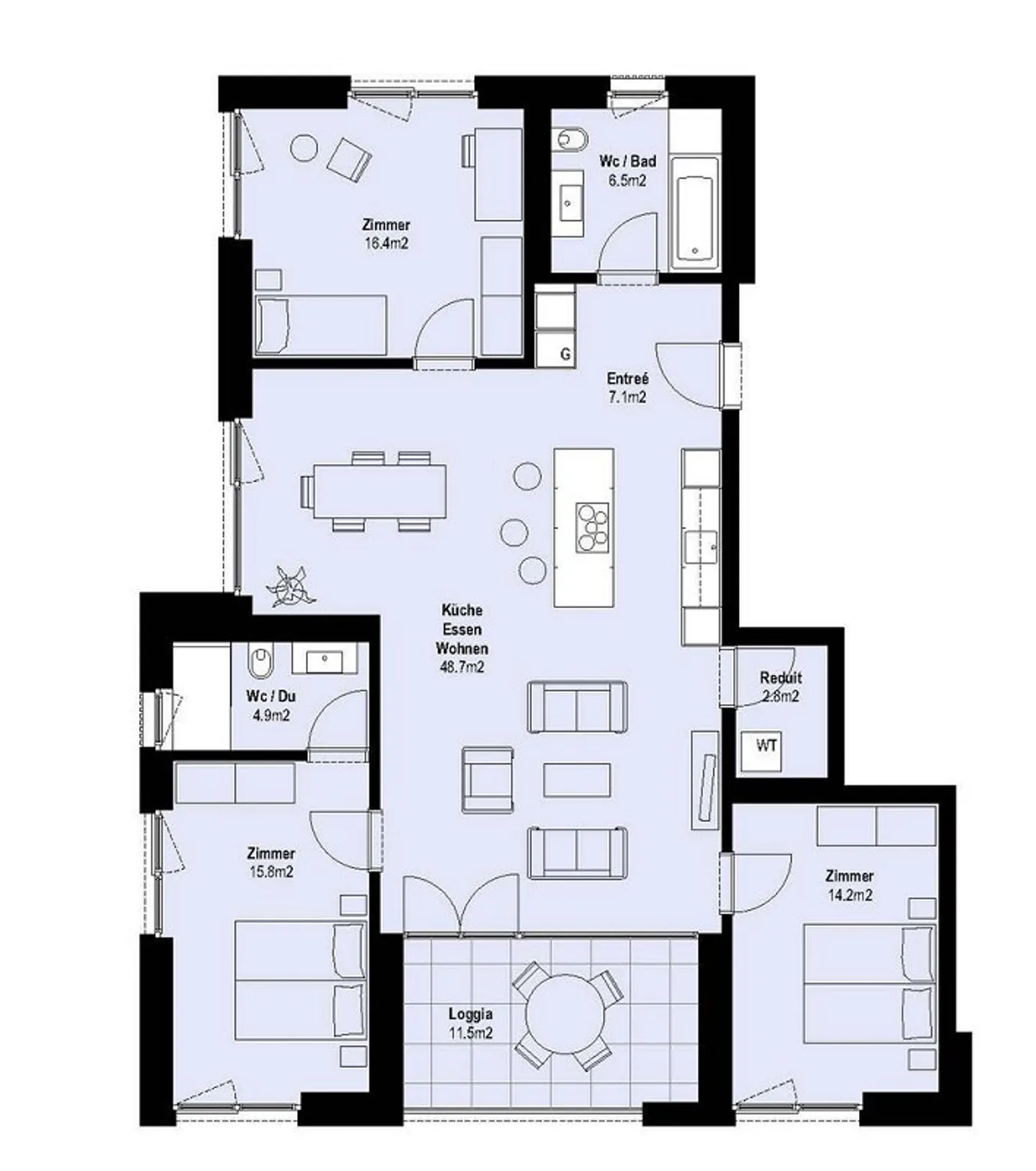 Modernes Familienapartment in Unterägeri - Foto 2 von 4