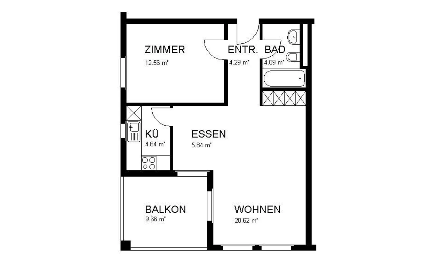 2.5 room apartment in a quiet location - Photo 6 of 6
