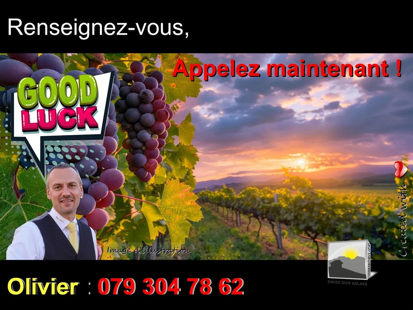 Vigne Charmante à Sierre - Photo 3 sur 3